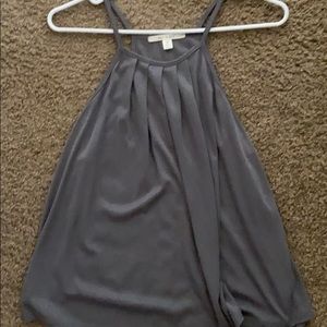 Grey flowy tank top